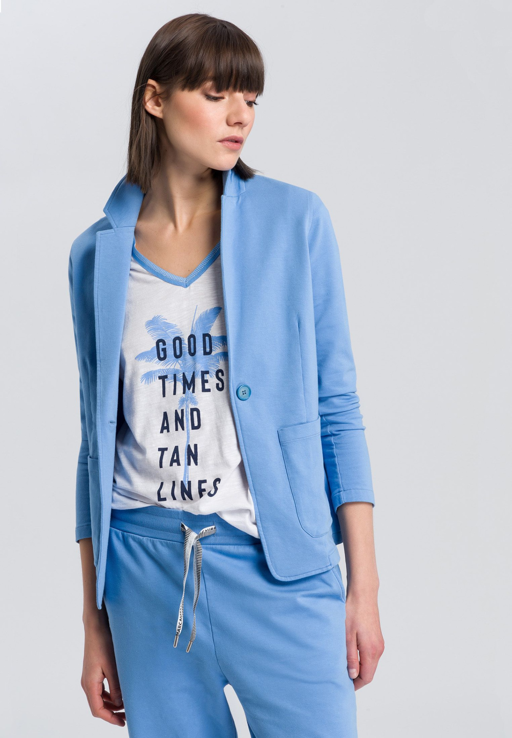 блейзер (жакет трикотажный) marc aurel 3711-7000-73154