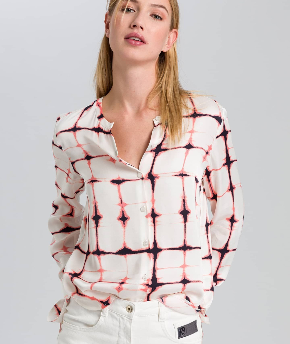 блуза marc aurel 6416 1000 92955 milk varied 2101