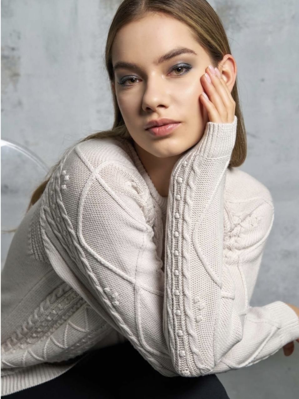 джемпер donne da sogno 24D3561 56 gesso