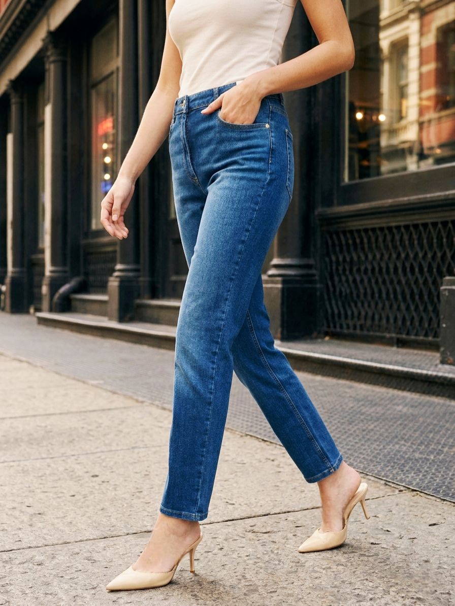 брюки джинсовые franco vello 7777-125/25-01