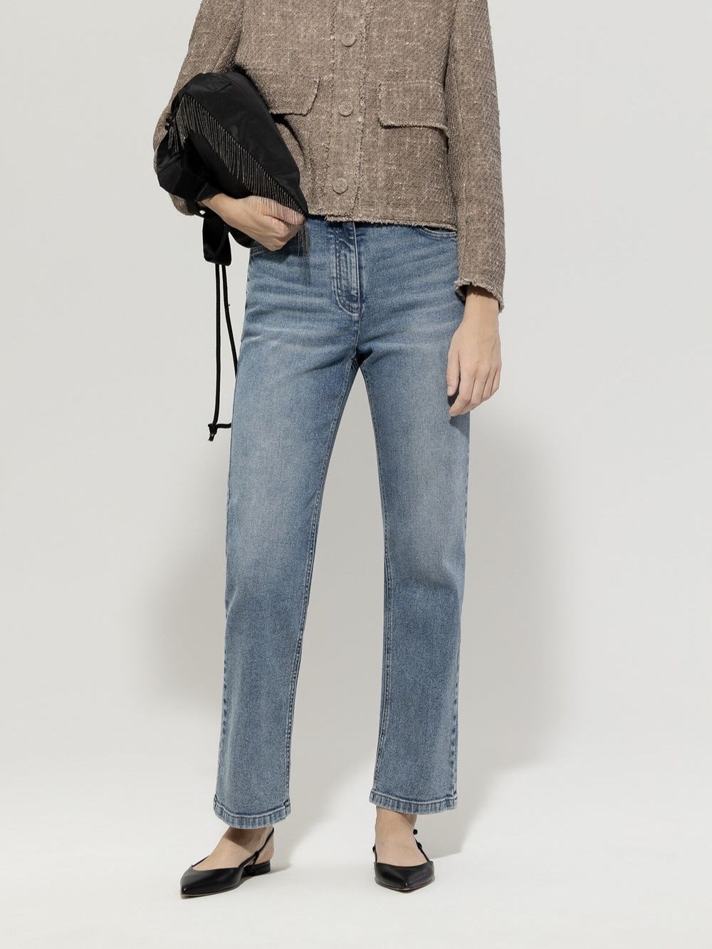 брюки джинсовые luisa cerano 618760/3613