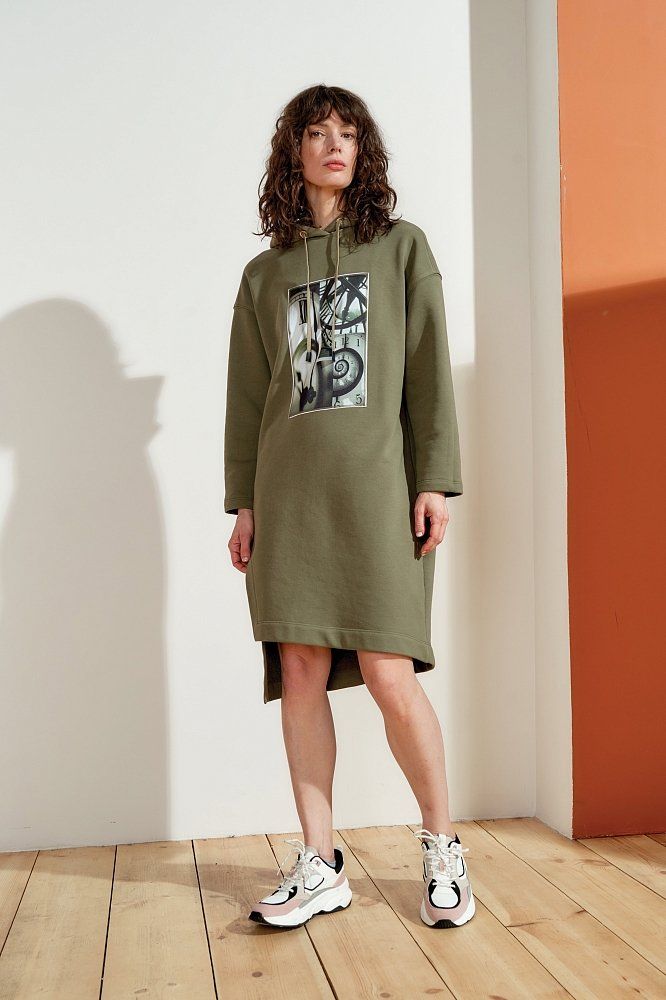 платье с капюшоном solo by endea 11419-3198/27