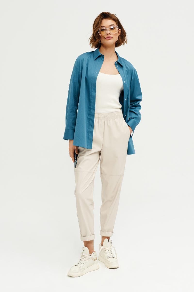 брюки из экокожи noche mio жен SOUND 4.756