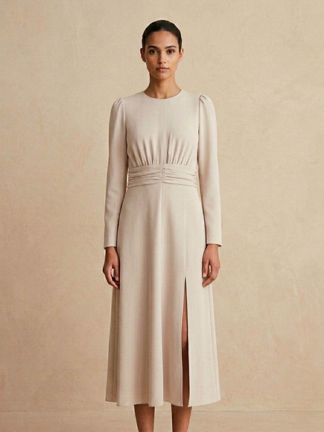 платье yuna brand 3634_3634 ваниль 46