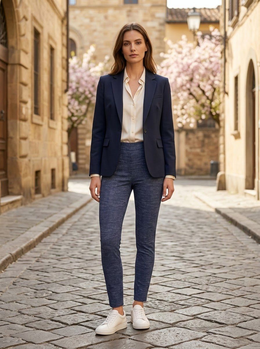 брюки donne da sogno женские 25D3967 09 blu