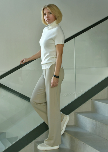 брюки трикотажные broadway nyc fashion 55002185 feather grey