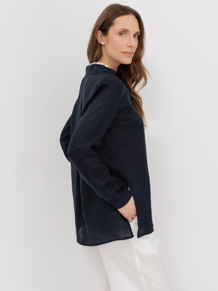 блузка женская из 100% льна (рубашка) bulmer 4245356/64