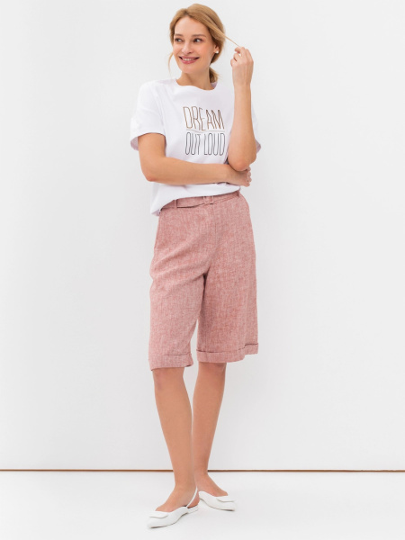 шорты женские удлиненные с поясом (бермуды) bulmer 4245413/42