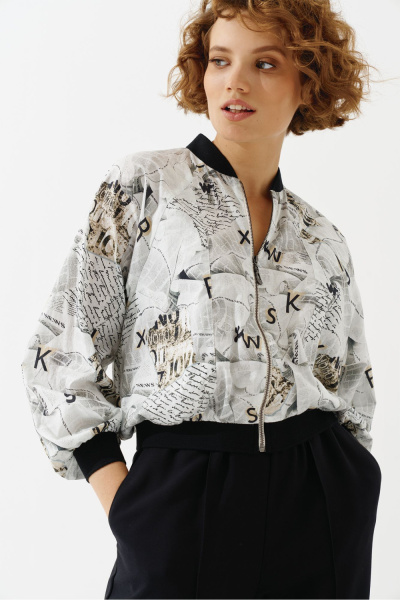 жакет на молнии (бомбер) noche mio Spirit 3.501