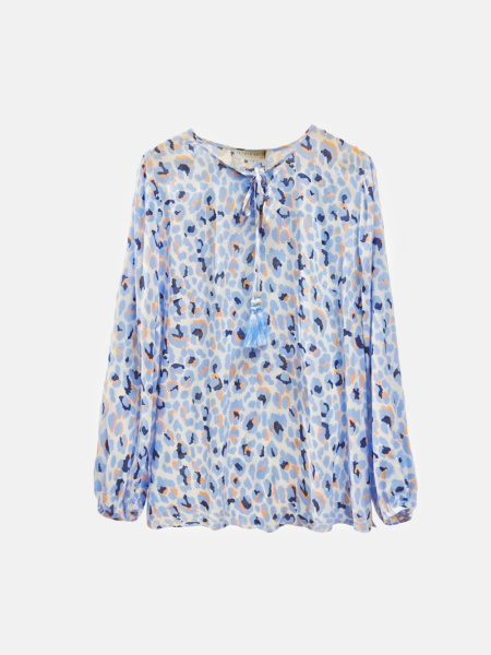 блуза женская franco vello 123-23-01 leopardo nebuloso-300