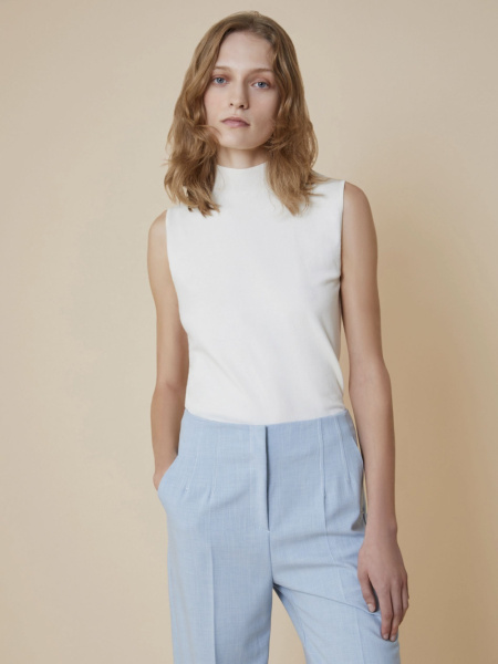 топ (джемпер без рукавов) pennyblack 2511361213 BARABBA IVORY