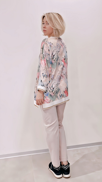 брюки женские джинсовые franco vello 7539-124/24-01 rosa fumosa-517