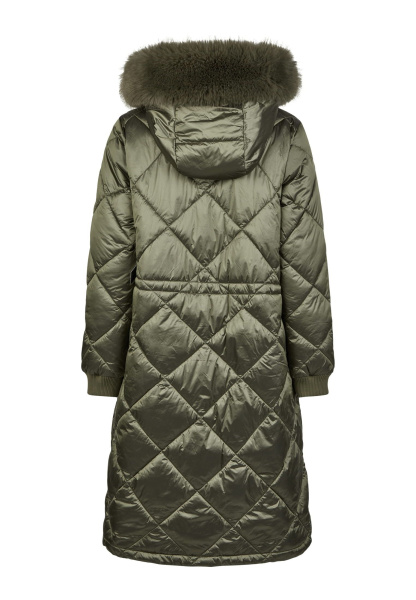 пальто стёганое с капюшоном marc aurel 5020 1020 93243