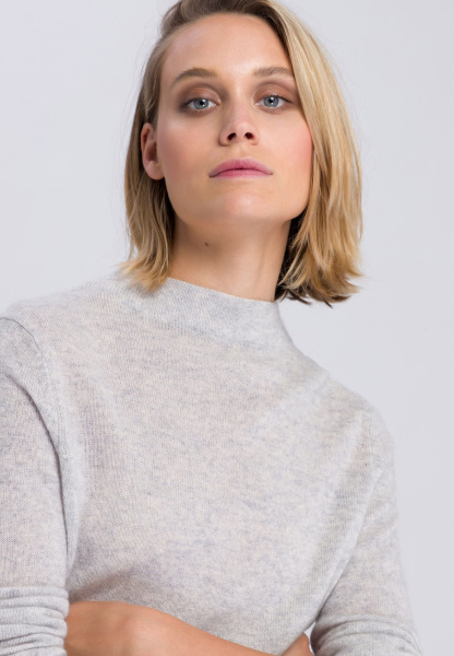 джемпер с кашемиром marc aurel 81873 light Grey melange