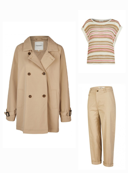 джемпер женский broadway nyc fashion 55002284 pale rosette striped