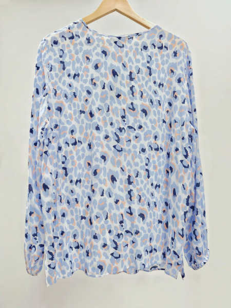 блуза женская franco vello 123-23-01 leopardo nebuloso-300