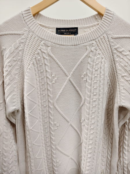 джемпер donne da sogno 24D3561 56 gesso