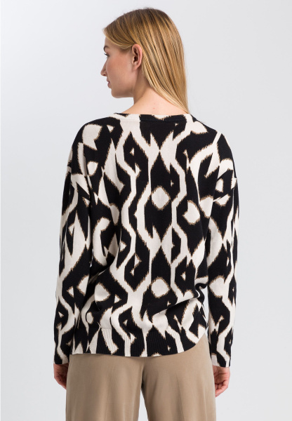 джемпер женский marc aurel 81862 black varied