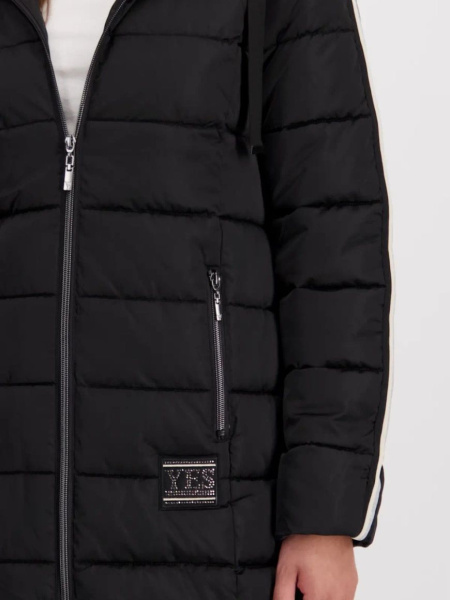 пальто стёганое с капюшоном monari 808246 999