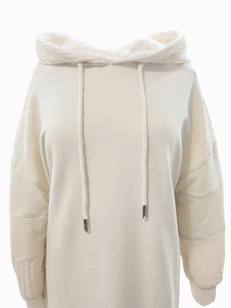 платье трикотажное с капюшоном moretti 85237