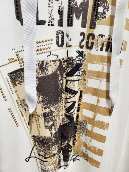 джемпер с капюшоном (худи) franco vello 2467-233/22-02