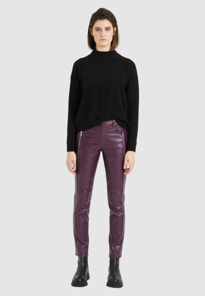 брюки женские из экокожи marc aurel 92699