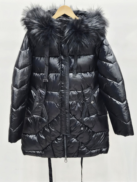 Пуховик женский с капюшоном (куртка) Franco Vello