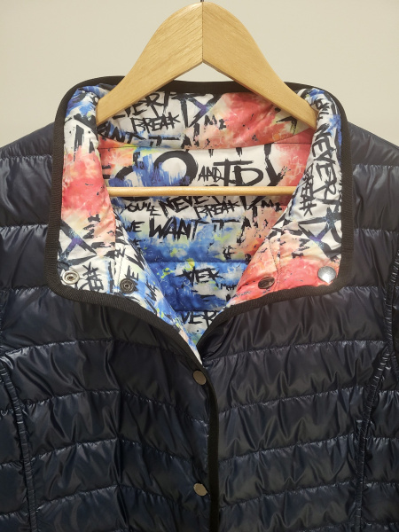 двусторонний пуховик (куртка) franco vello 3572-124/24-01