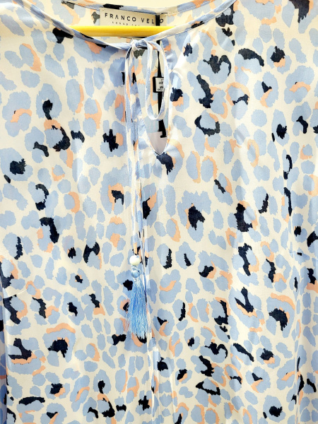 блуза женская franco vello 123-23-01 leopardo nebuloso-300