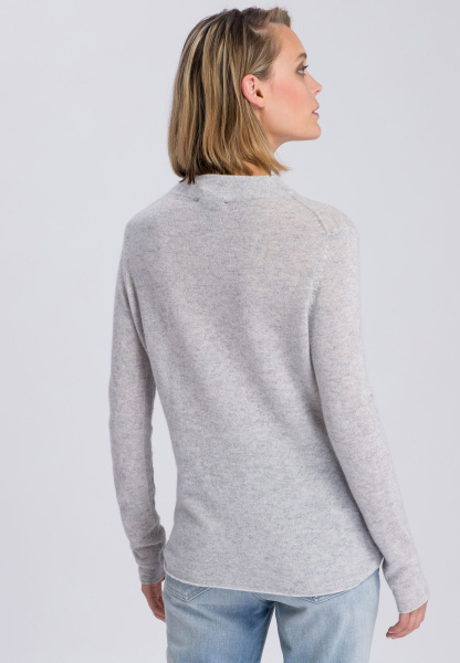 джемпер с кашемиром marc aurel 81873 light Grey melange