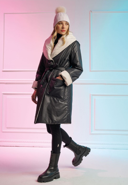 пальто утеплённое женское donne da sogno 23D2854/м/23-02