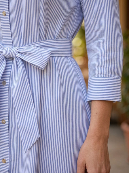 Платье-рубашка с поясом Franco Vello