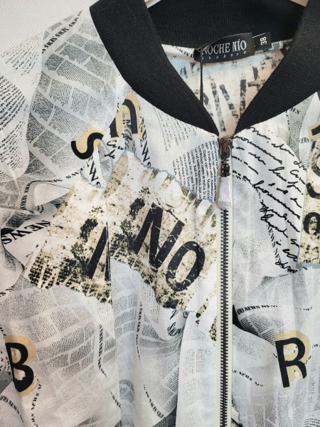 жакет на молнии (бомбер) noche mio Spirit 3.501