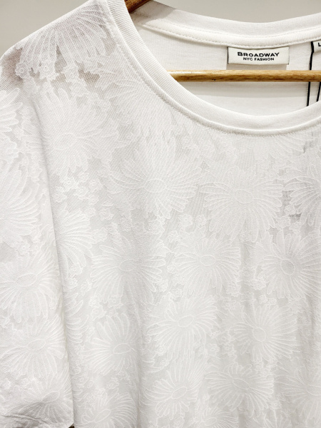 футболка женская broadway nyc fashion 55002271 snow white
