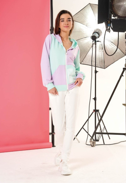 брюки женские donne da sogno 22D1820 04 bianco 40