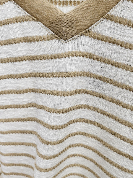 футболка женская broadway 55002281 travertine striped