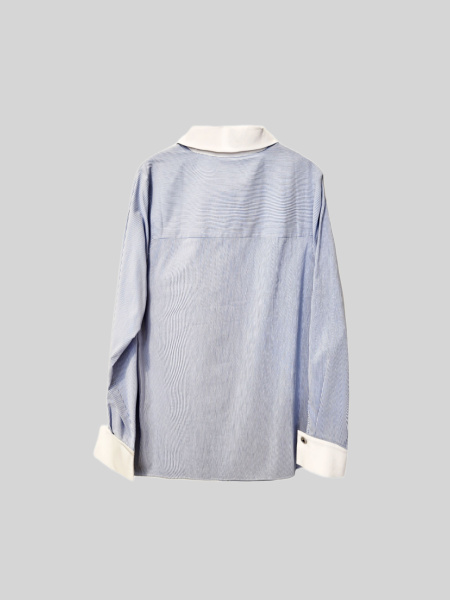 блуза (рубашка) franco vello 2746-124/24-01 sielo sereno-302