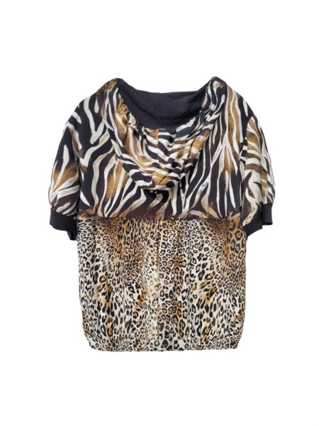 жакет трикотажный с капюшоном elisa fanti 6В143