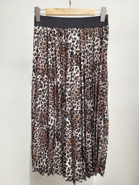 юбка плиссированная franco vello 9102-224/23-02 leopardo selvaggio-605 42
